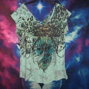 French Blue - Graphic Tee - Size L